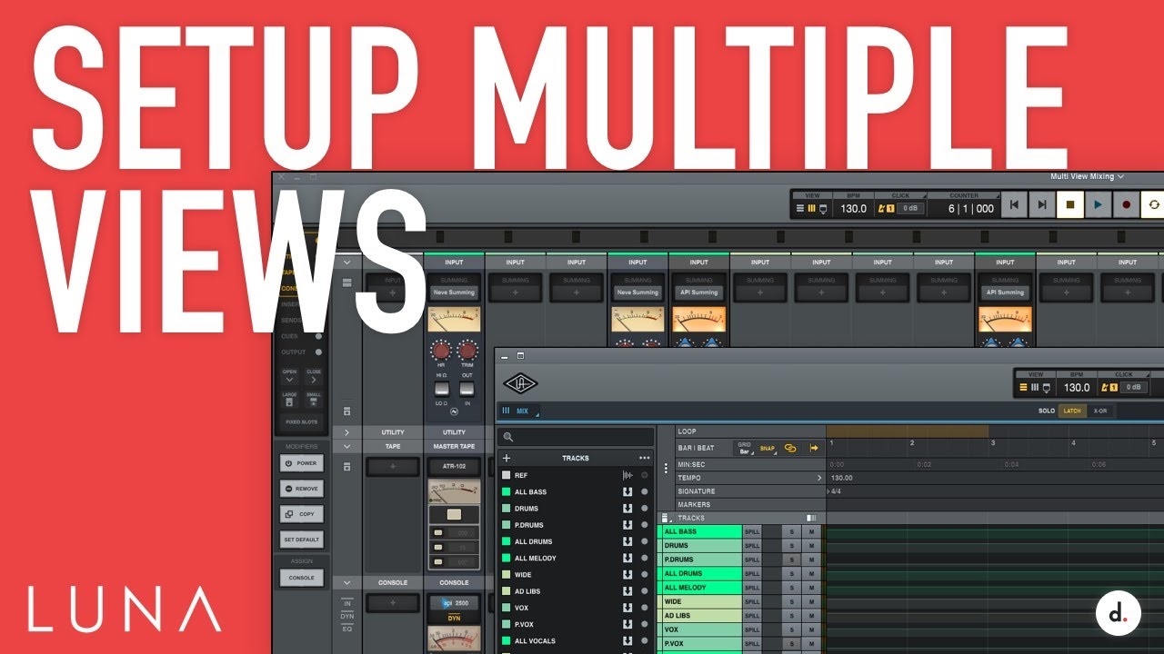 How to Setup Multiple Views in LUNA