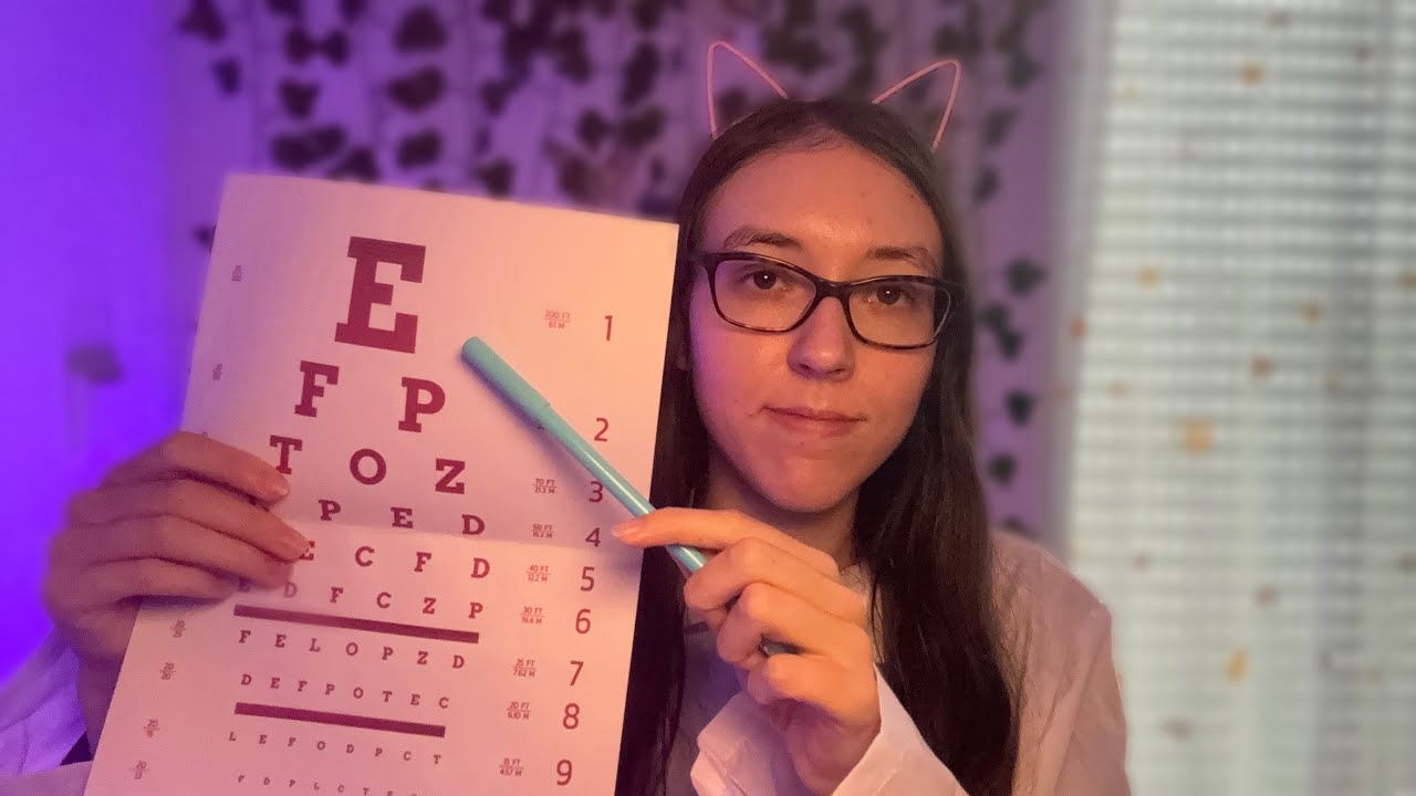 Asmr Augenarzt untersucht deine Augen 👁️🔦