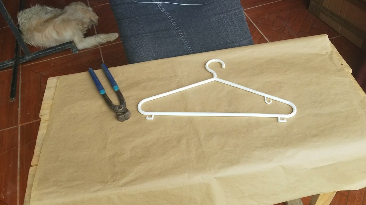 Gancho o perchero para ropa muy facilísimo de hacer👗y muy económico.