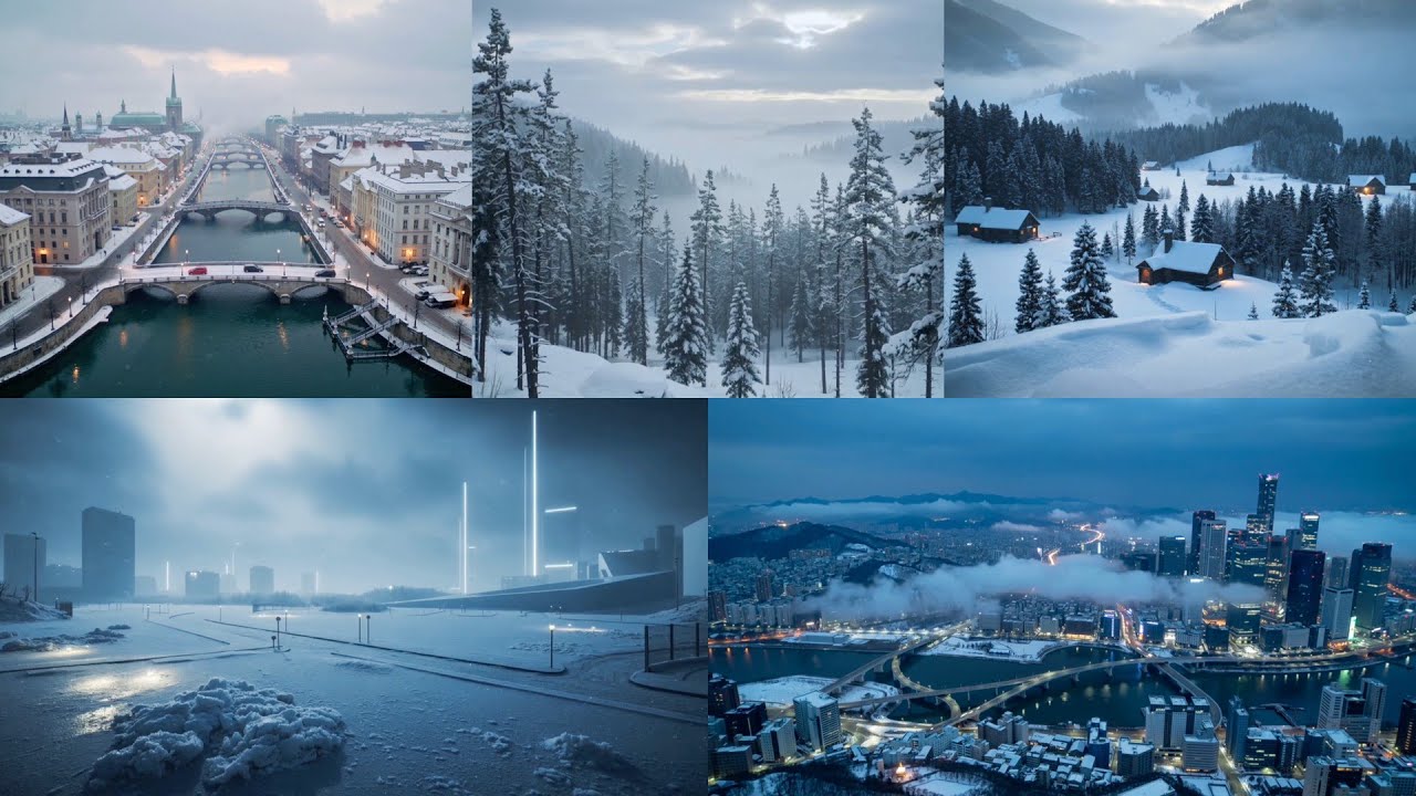 Winter Cities - Cinematic Winter Atmosphere | City Atlas