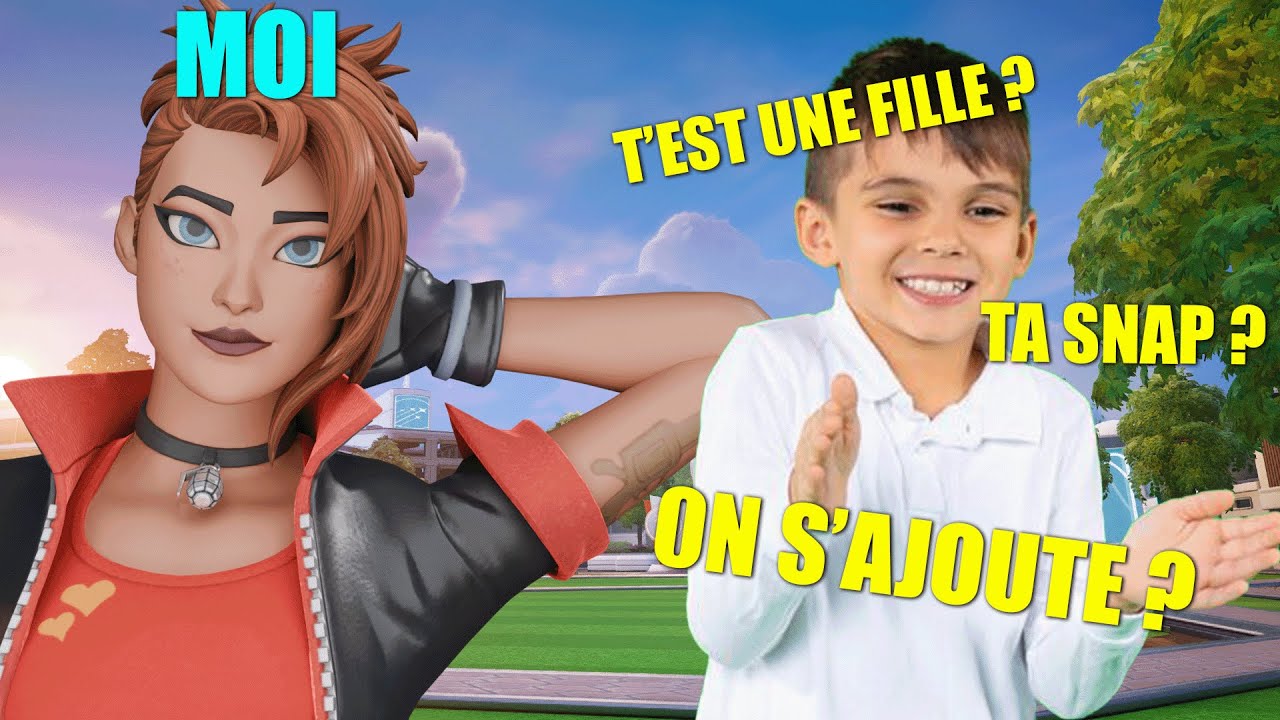 JE suis une FILLE🤣 sur FORTNITE