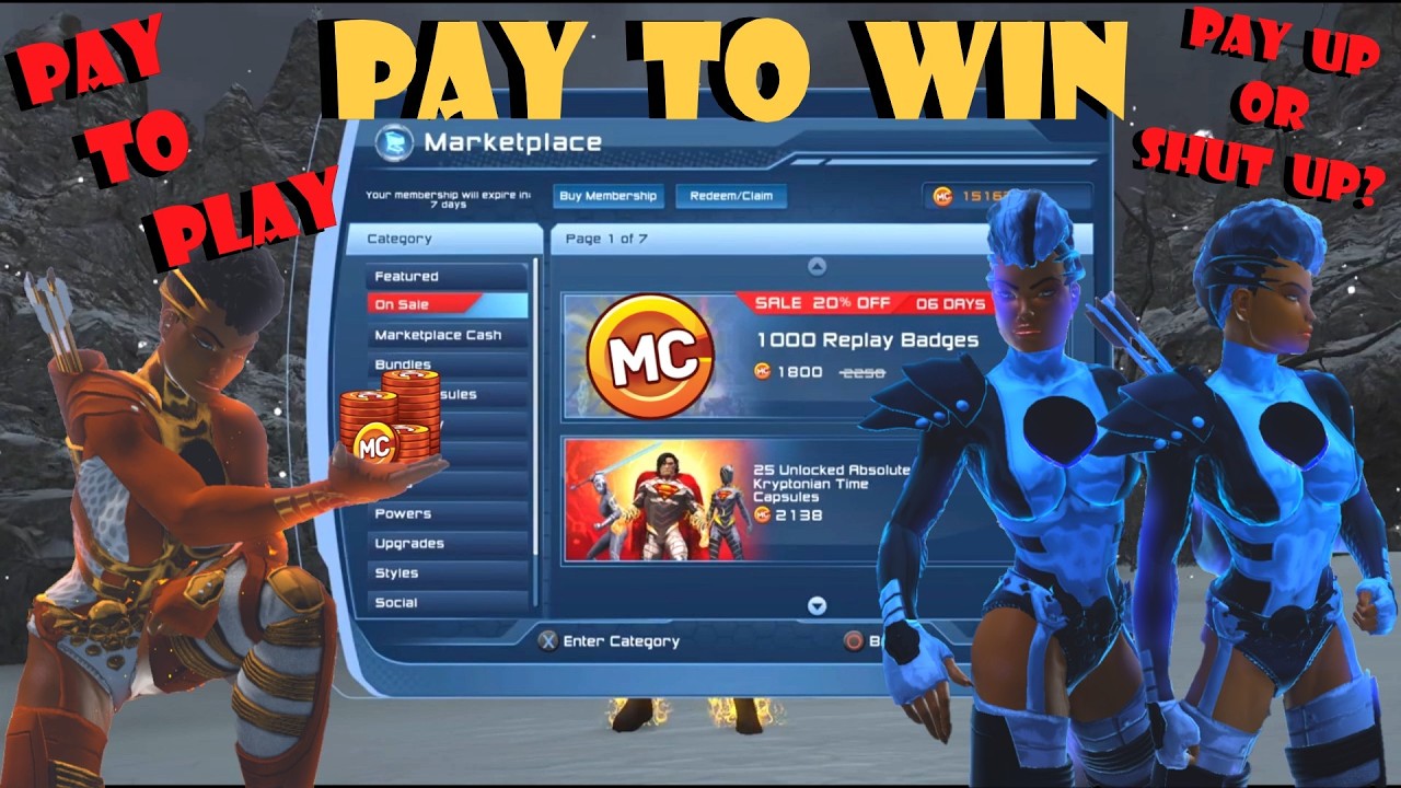 Pay To Win (DCUO) Can't Keep Up?