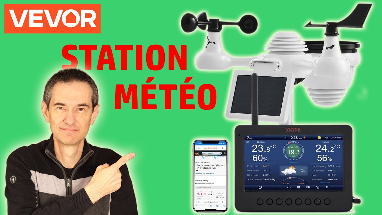 ✅ Cette station Station MÉTÉO VEVOR est Ultra Complète et pas chère ✅