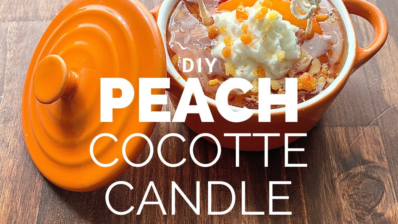 Peach Mini Pot Candle