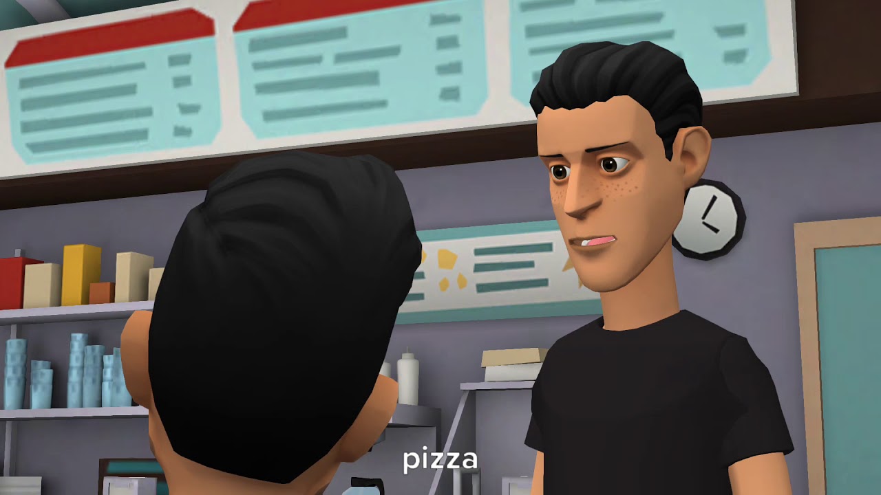 English story - The foolish waiter