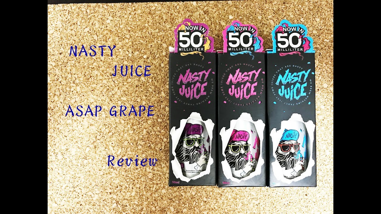 【VAPE】NASTY JUICE ASAP GRAPE【レビュー】