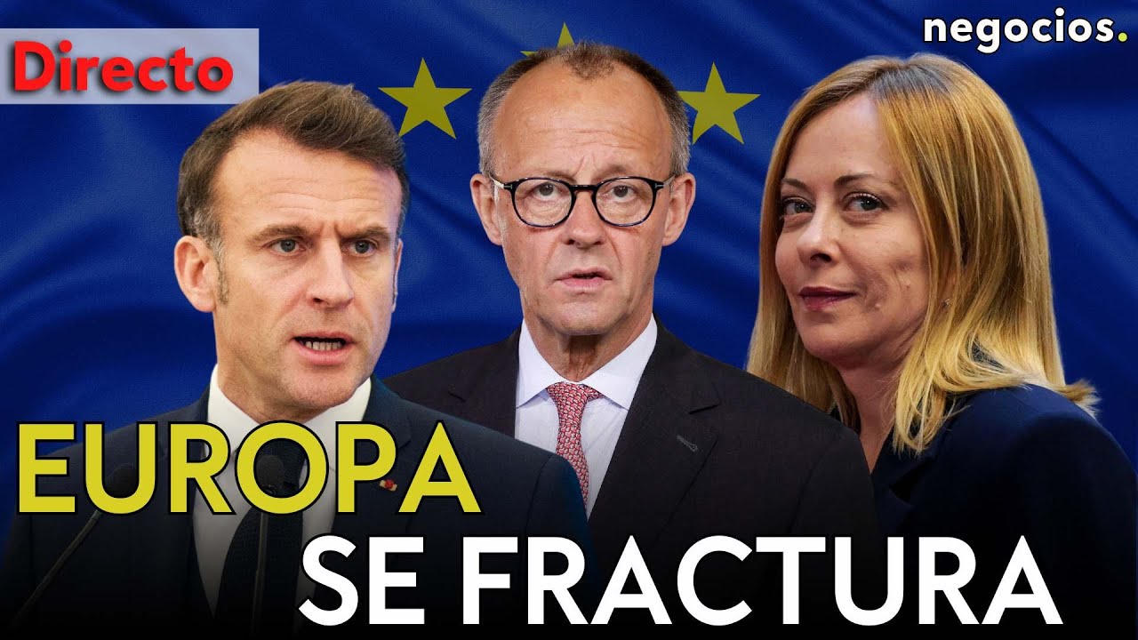 DIRECTO | EUROPA SE FRACTURA ANTE EL DESASTRE ECONÓMICO: MERZ, MACRON Y MELONI COMPARECEN