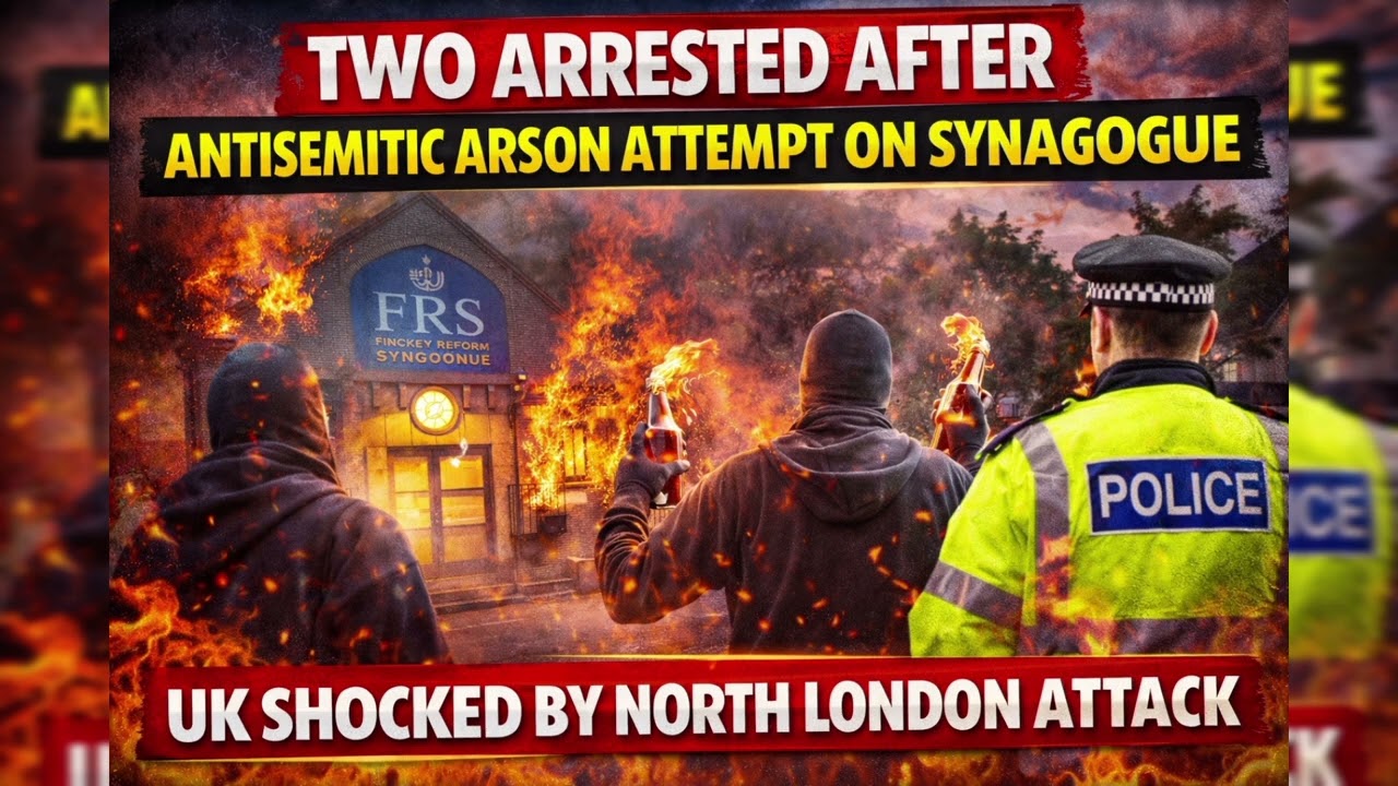 British police arrest two for attempted arson of London synagogue