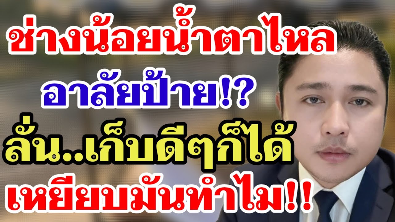 ช่างน้อยน้ำตาไหล⁉️อาลัยป้าย ลั่น‼️เก็บดีๆก็ได้เหยียบทำไม#ผู้ใหญ่บ้านฟินแลนด์ 