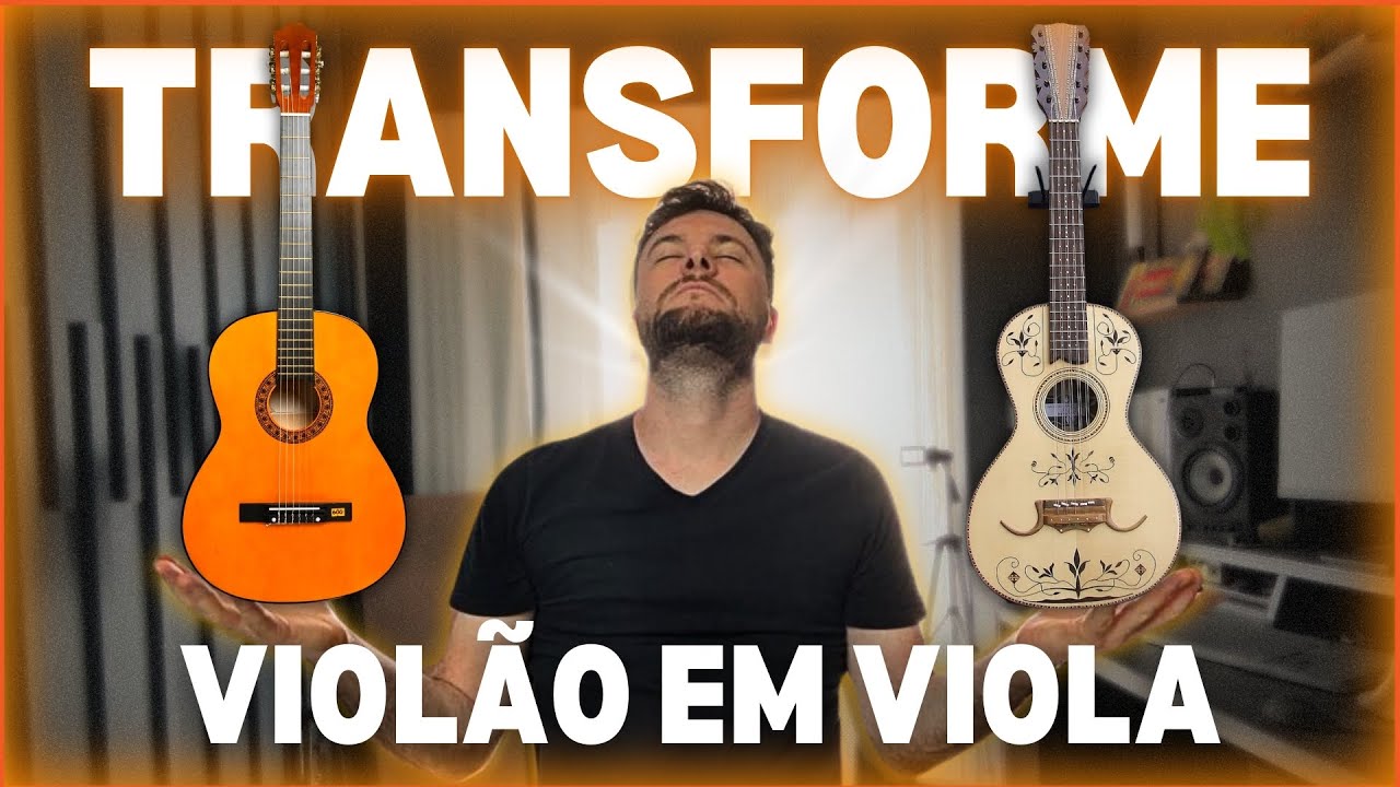 Transforme seu Viol&atilde;o em uma VIOLA CAIPIRA! Prof. Renan Zimmer 🎸