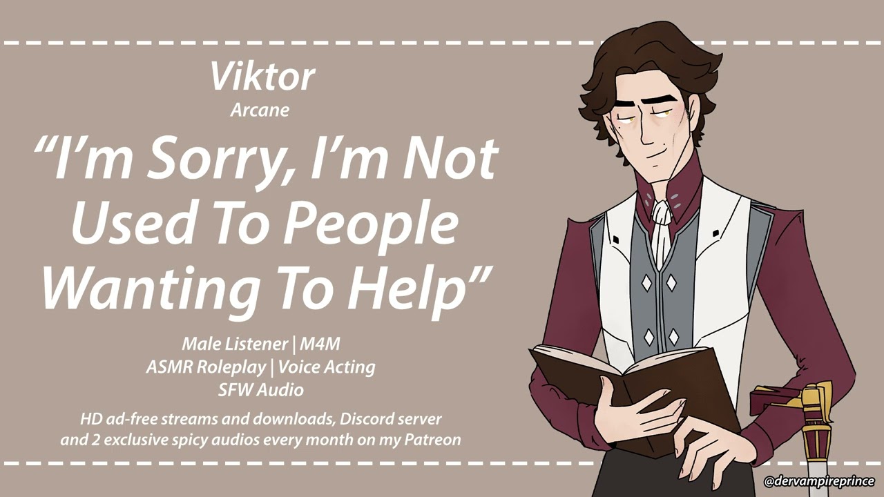 ASMR | Arcane  - Convincing Viktor To Rest When He's Sick [M4A] [Reverse comfort]