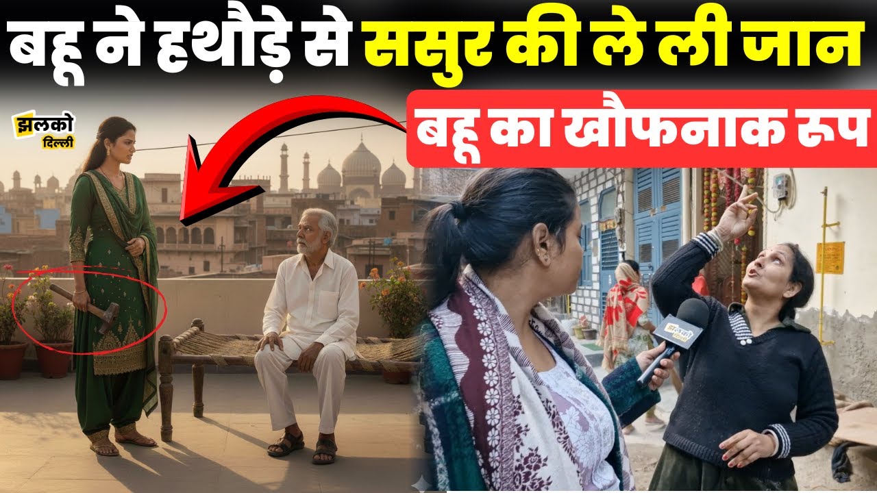 Delhi के Uttam Nagar में सनसनीखेज ह'त्या, बहू ने ससुर को मारा हथौड़ा