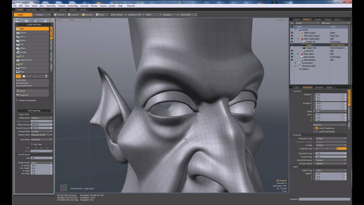 Image-Based Sculpting in Modo, quick primer