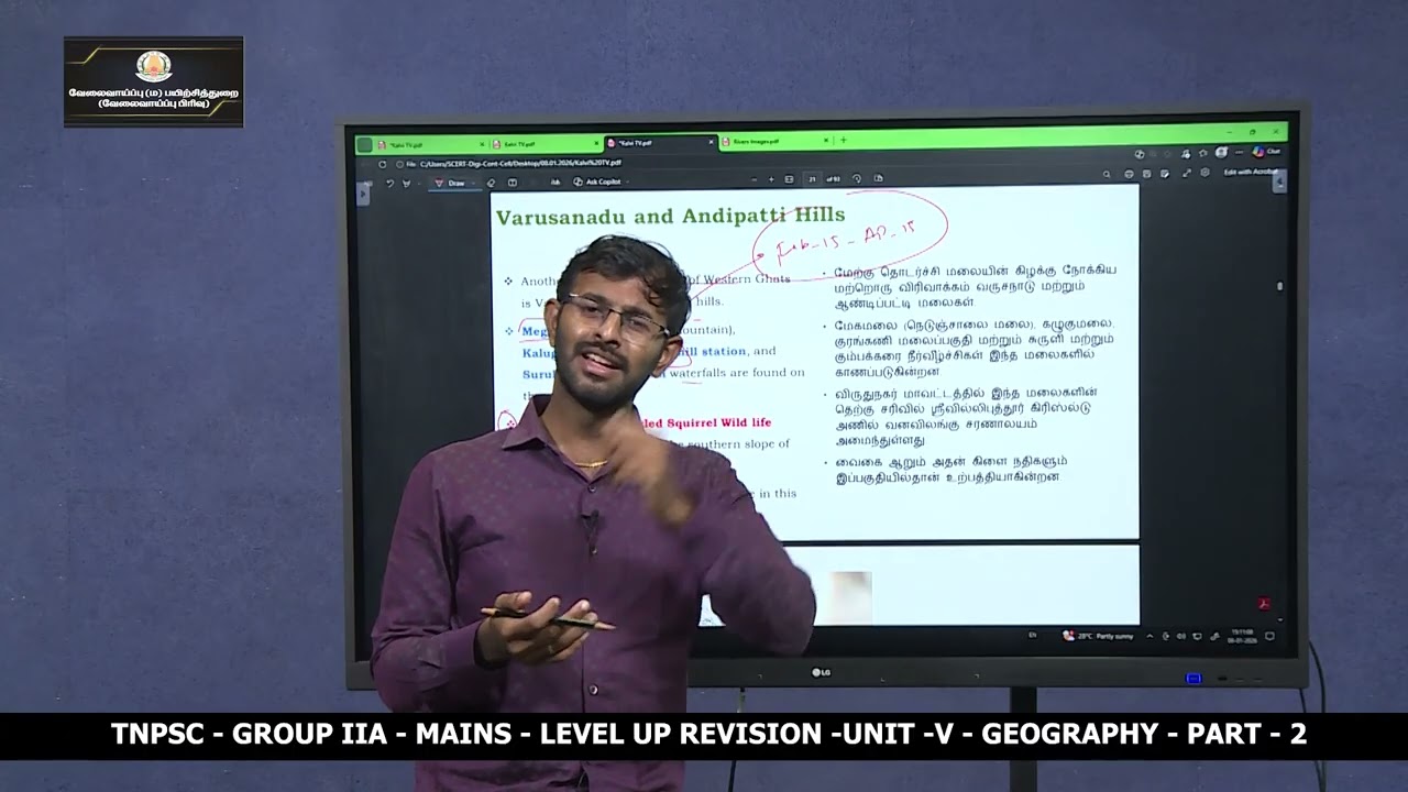 TNPSC-Group IIA -Mains -Level up Revision-Unit-V-Geography-Part-2