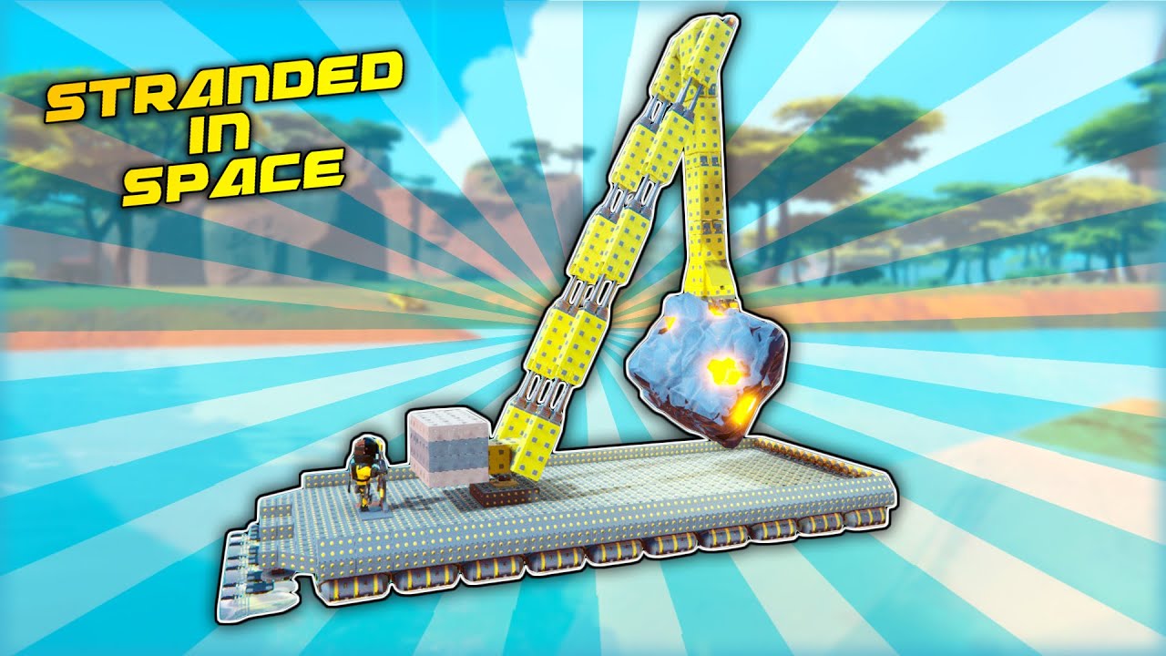 I Built a FLOATING CRANE to Collect MASSIVE Salvage! (Trailmakers Stranded in Space Ep. 4)