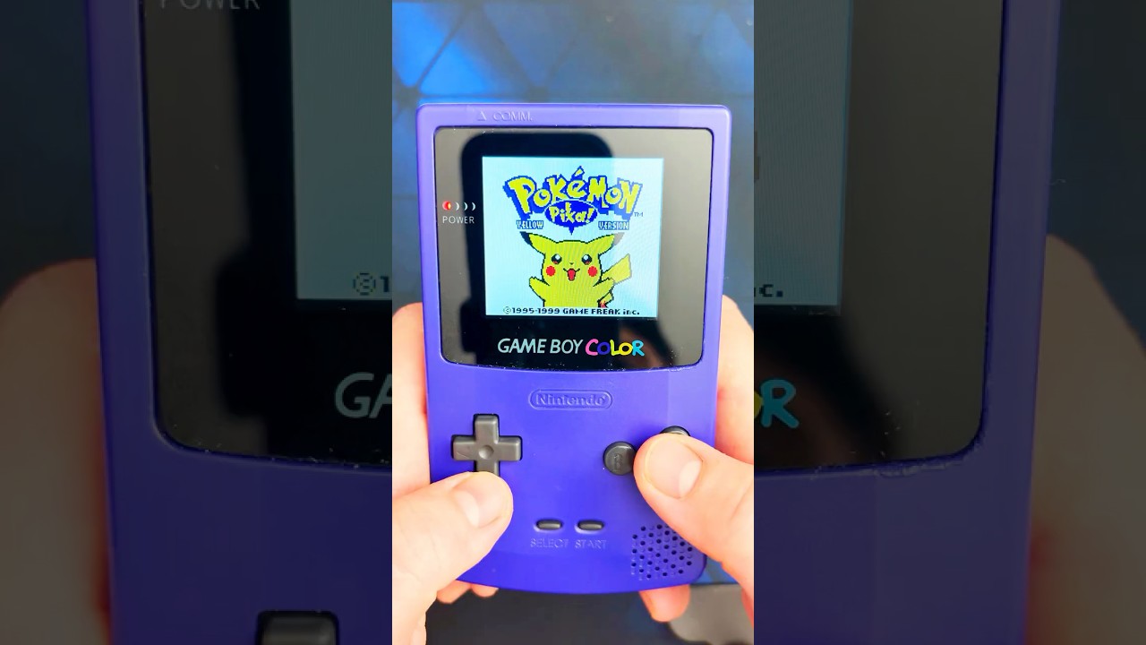🎮✨ When Pok&eacute;mon Games Used to Be Good &mdash; POKEMON YELLOW! 💿🔥#pokemon  #gameboy #gameboycolor