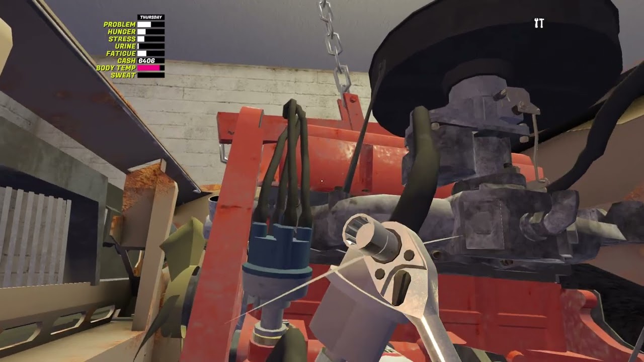installing the engine!