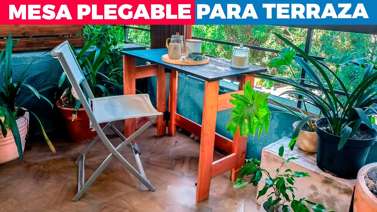 Cómo hacer una mesa plegable multifuncional