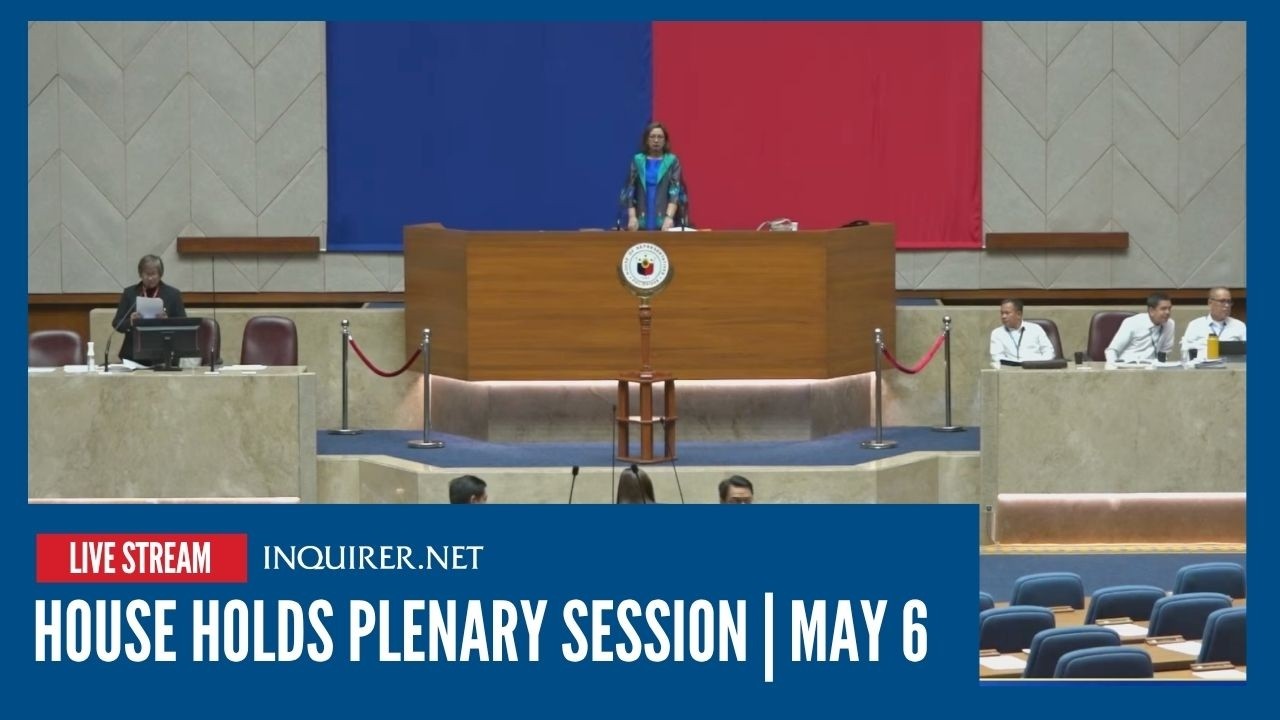 LIVE: House holds plenary session | May 6