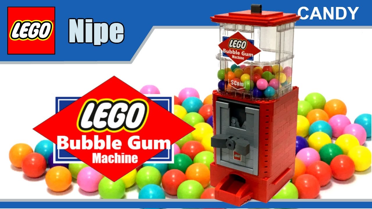 レゴでガムガチャ自動販売機作ってみた。Nipe LEGO Gumball Vending Machine