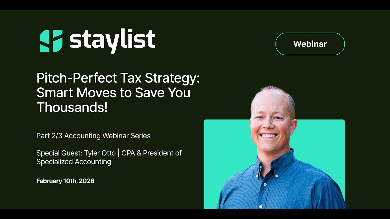 Accrual Accounting & Tax Strategy for Hospitality Operators | Webinar Part 2