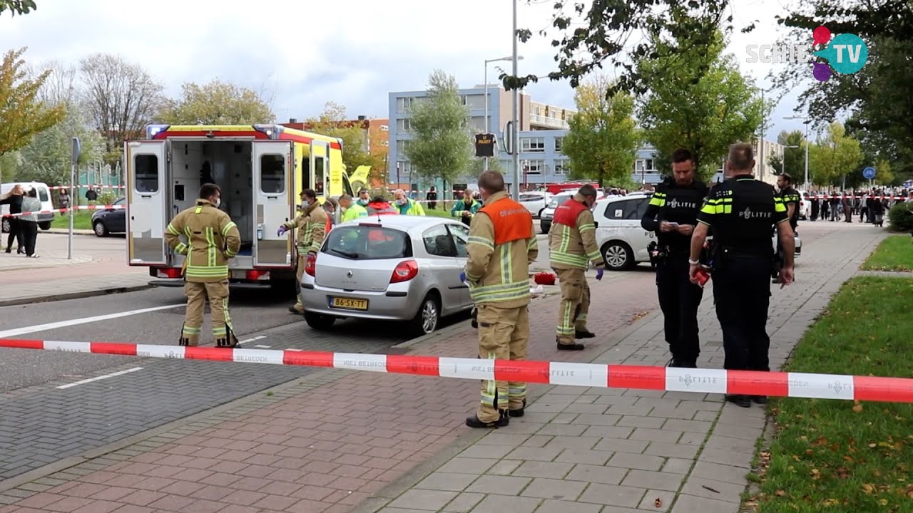SCHIE TV: 18-jarige Schiedammer zwaargewonde bij schietpartij, politie  zoekt lichtgetinte man