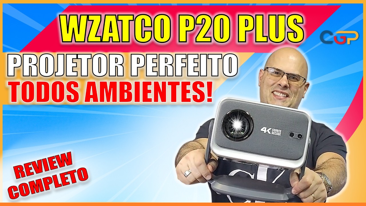 VOCÊ VAI QUERER ELE COM CERTEZA! PROJETOR WZATCO P20 PLUS GIMBAL. Geek441