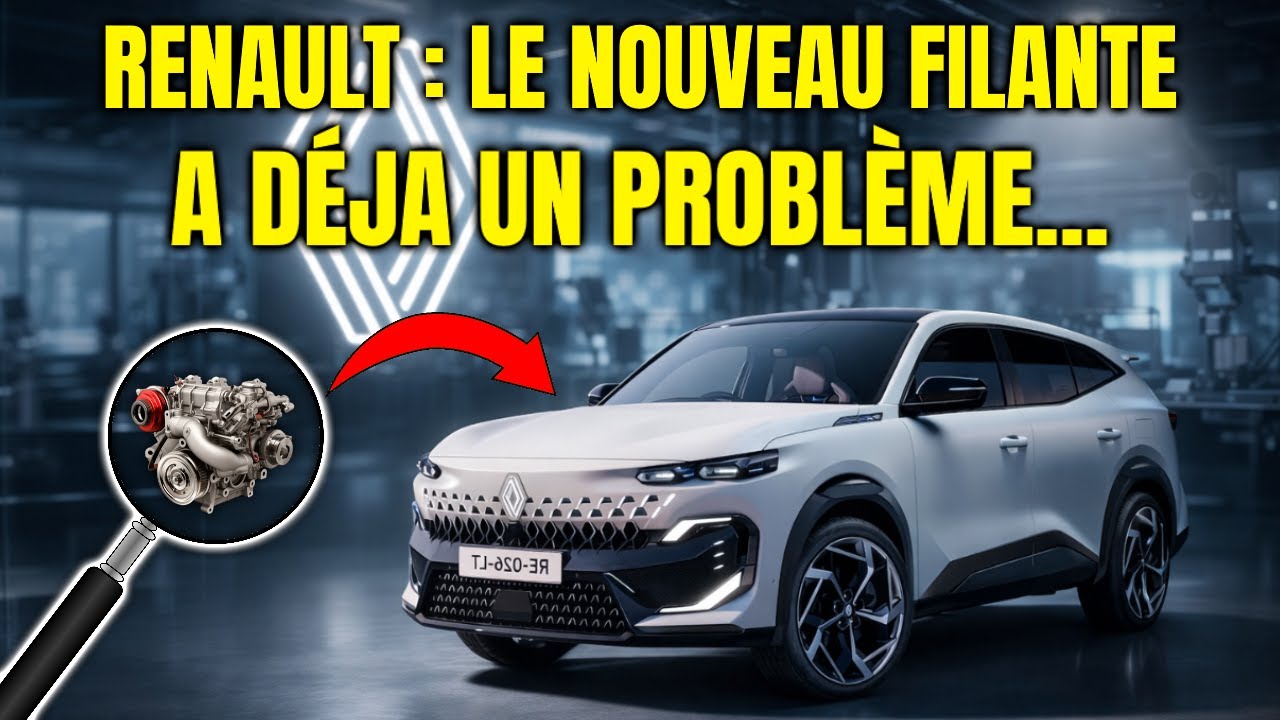RENAULT : LE NOUVEAU FILANTE A DÉJA UN PROBLÈME...