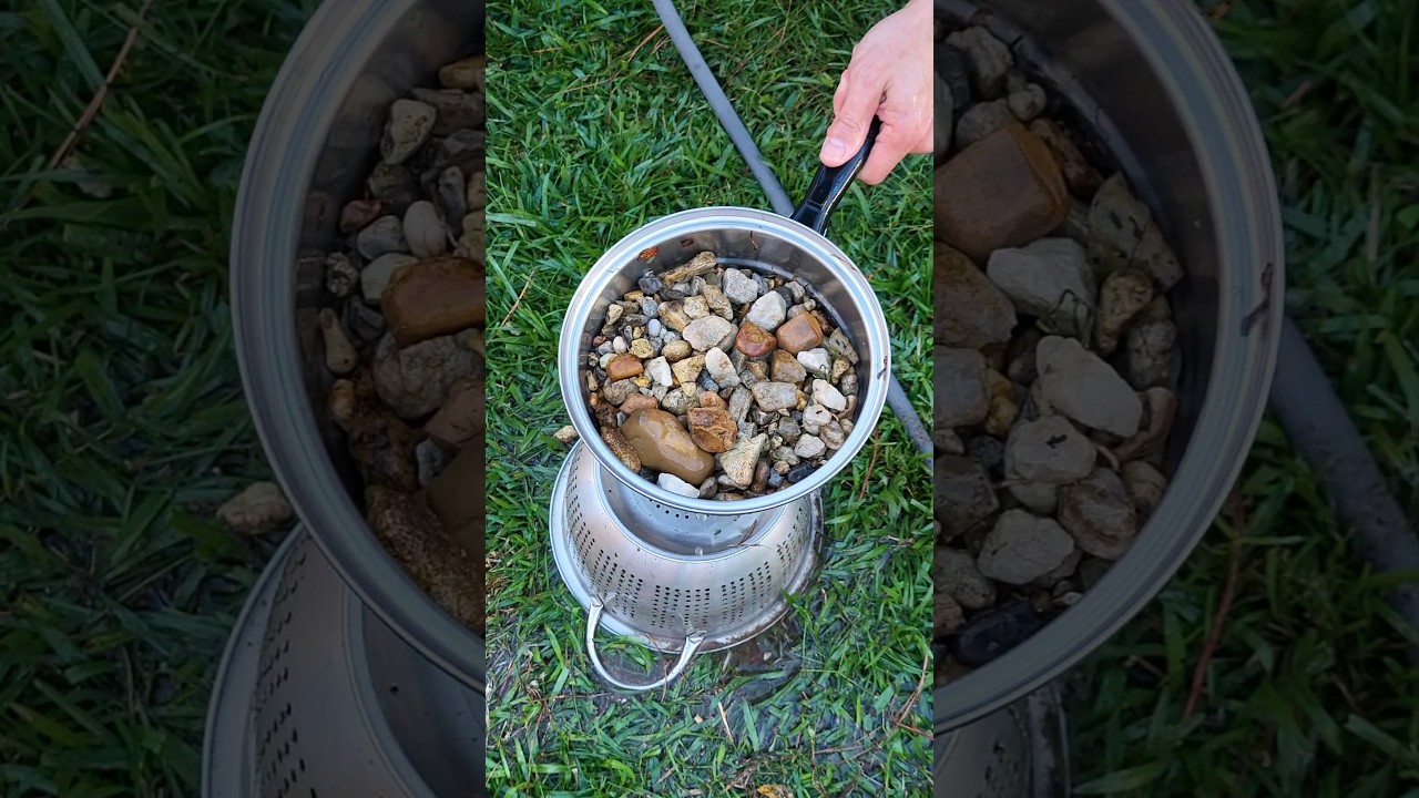 how to clean rocks #satisfying #garden #gardening #diy