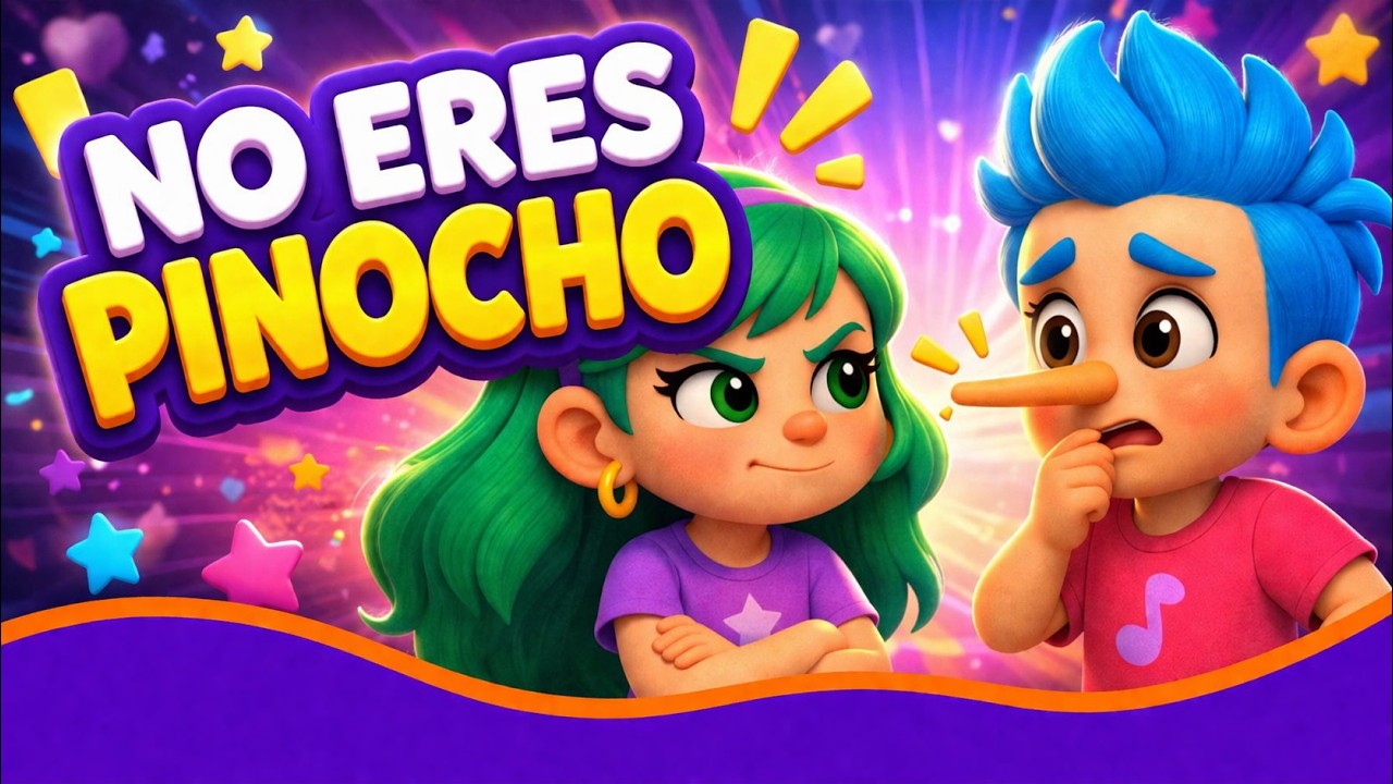 No Eres Pinocho - Canción infantil sobre la verdad y la mentira - CANTA BONITO Kids