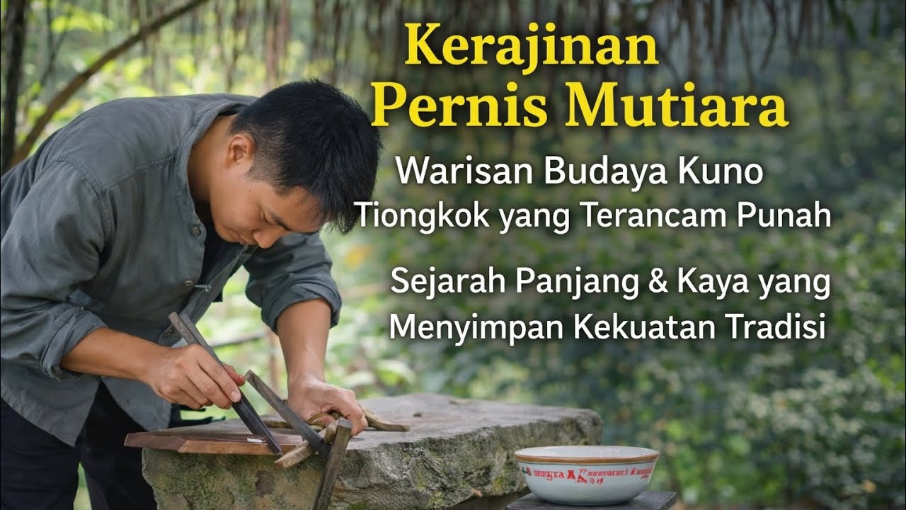 Kerajinan Pernis Mutiara: Warisan Budaya Tak Benda Tiongkok yang Kaya Makna