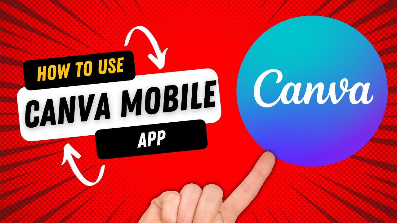 How to Use Canva Mobile App for Beginners : How to Use CANVA 2021