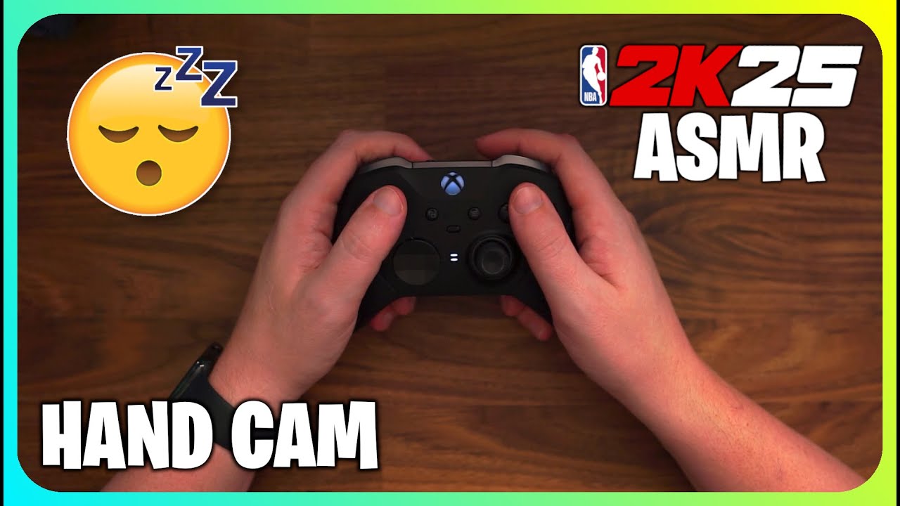 (ASMR) NBA 2K25 New Build To Help You Sleep (Hand Cam)