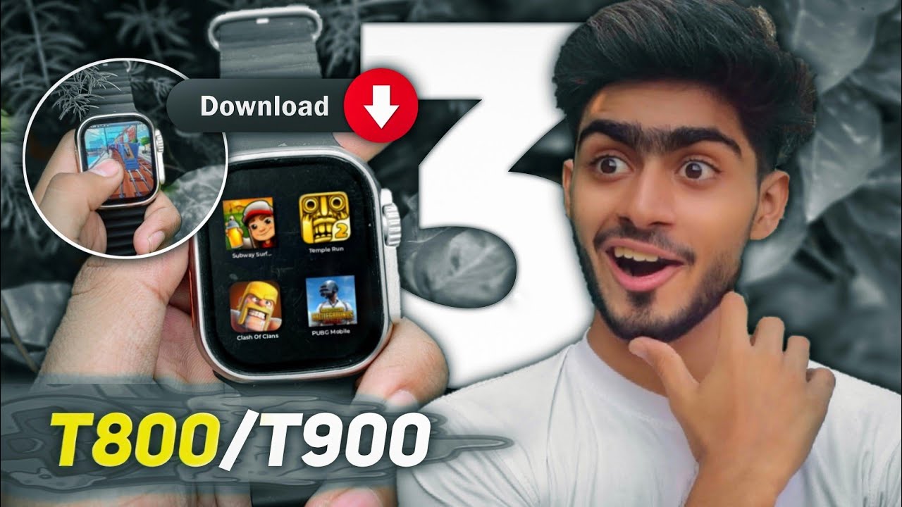 TOP 3 BEST Hidden Features Of T800/T900 Ultra Smart Watch 🔥🤫 | DOWNLOAD Games In T900 | You Look