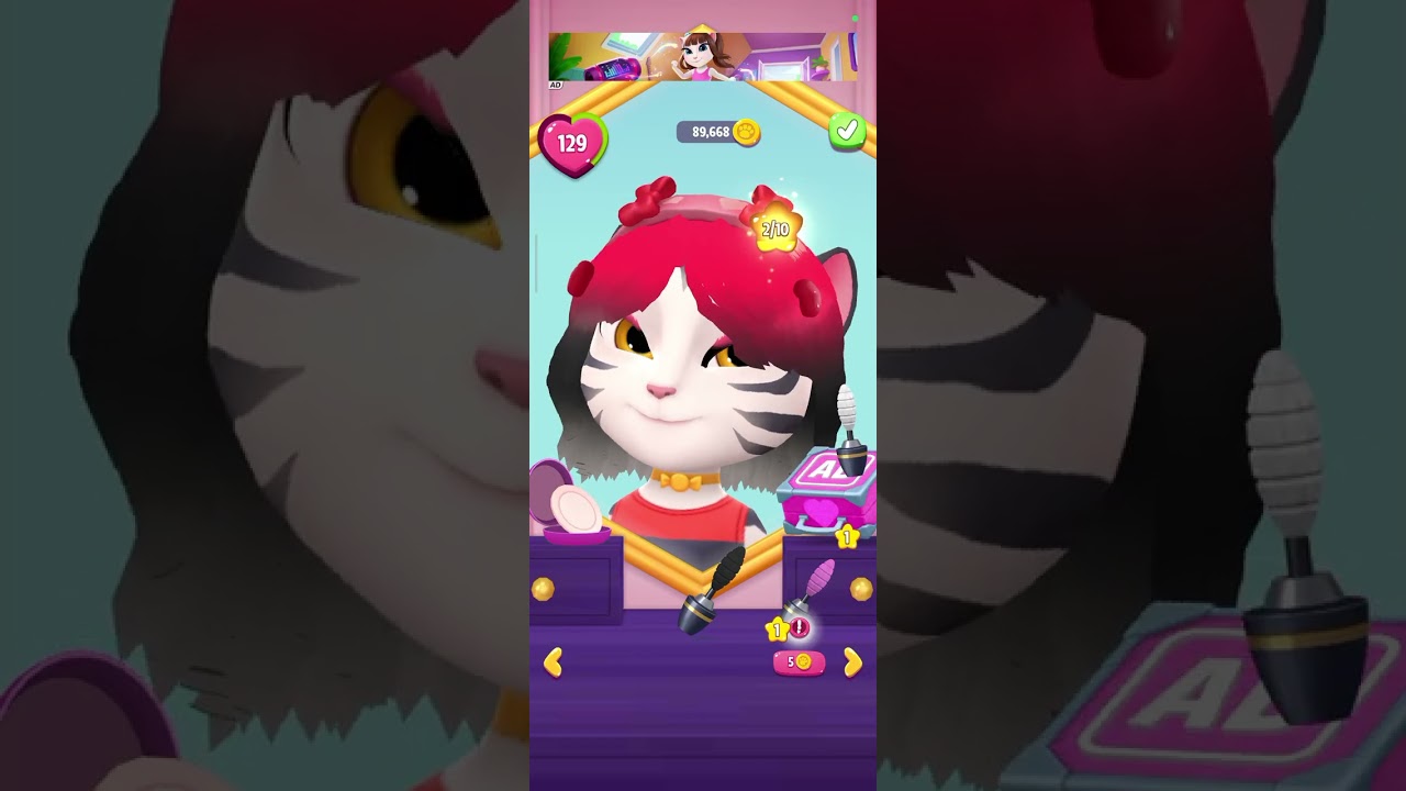 ❤️ Angela 🖤 full 🤍 video ❤️ hair 🖤 shirt 🤍 skirt ❤️ shoes 🖤 and 🤍 makeup ❤️ colour ❤️🖤🤍
