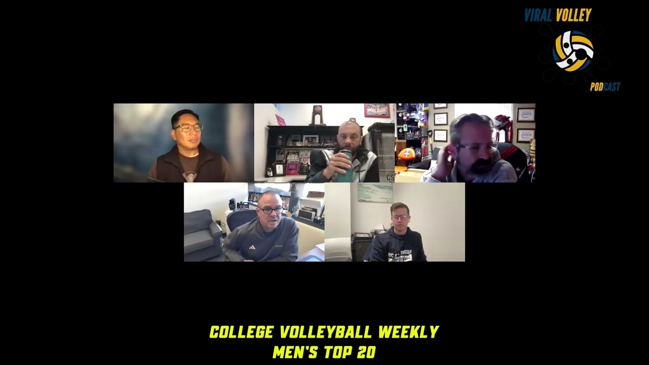 Episode 290, College Volleyball Weekly Men's Top 20, Week 2 Recap 1-12-26