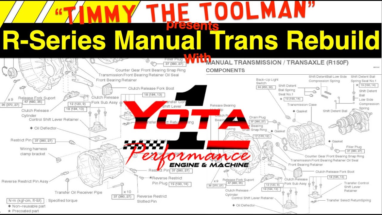 R Series Transmission Rebuild (Supplemental information)