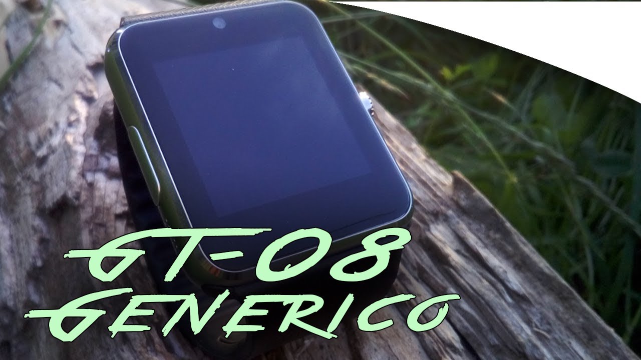 Smartwatch chino GT08 - Unboxing y opinión en español.
