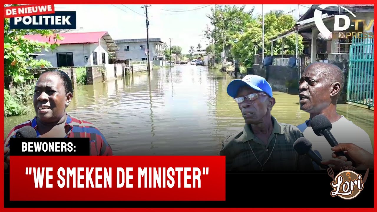 🚀 De Nieuwe Politiek LIVE • boze bewoners Abra Broki trekken aan de bel (Suriname)