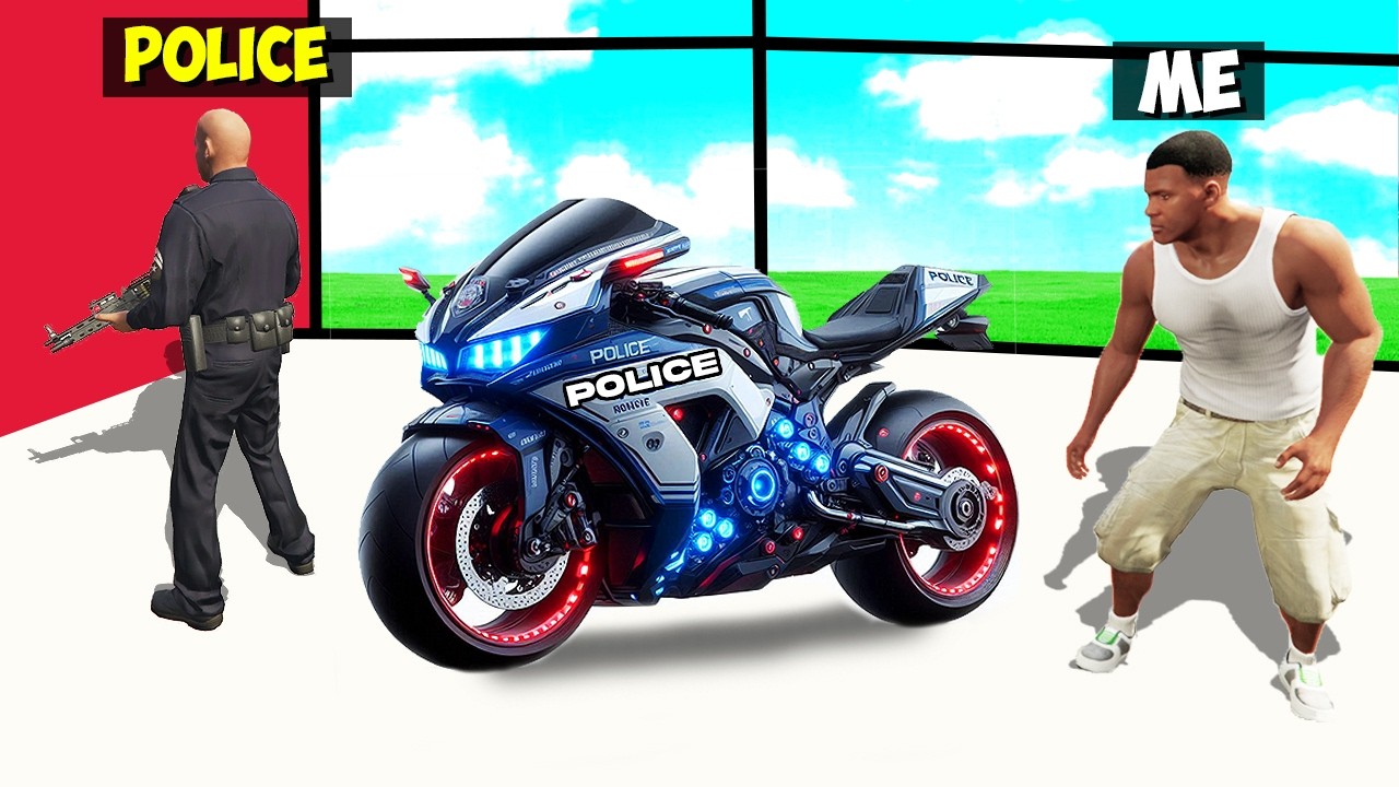 Collecting RARE POLICE SUPER BIKES in GTA 5!