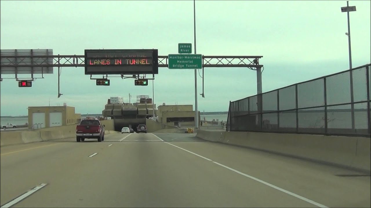 Virginia - Interstate 664 South - Mile Marker 0 to 10 (11/8/15)
