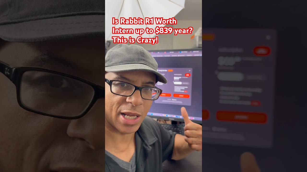 Is Rabbit R1 Worth Intern of $839 year? This is crazy! #rabbitr1 #ai #llm