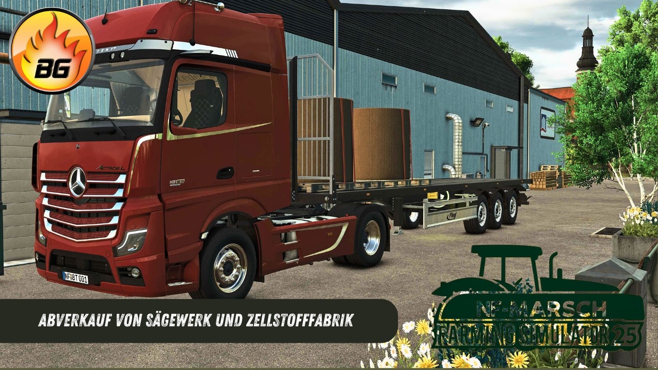 Abverkauf von Sägewerk und Zellstofffabrik | NF-Marsch #327 | Landwirtschafts-Simulator 25