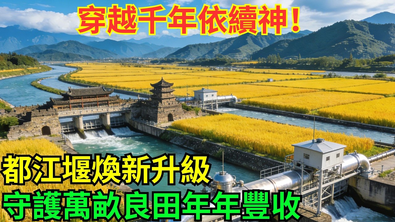 都江堰灌區現代化升級，千年水利煥新，萬畝良田穩豐收！#科普#國際觀點#熱門#生態修複#沙漠