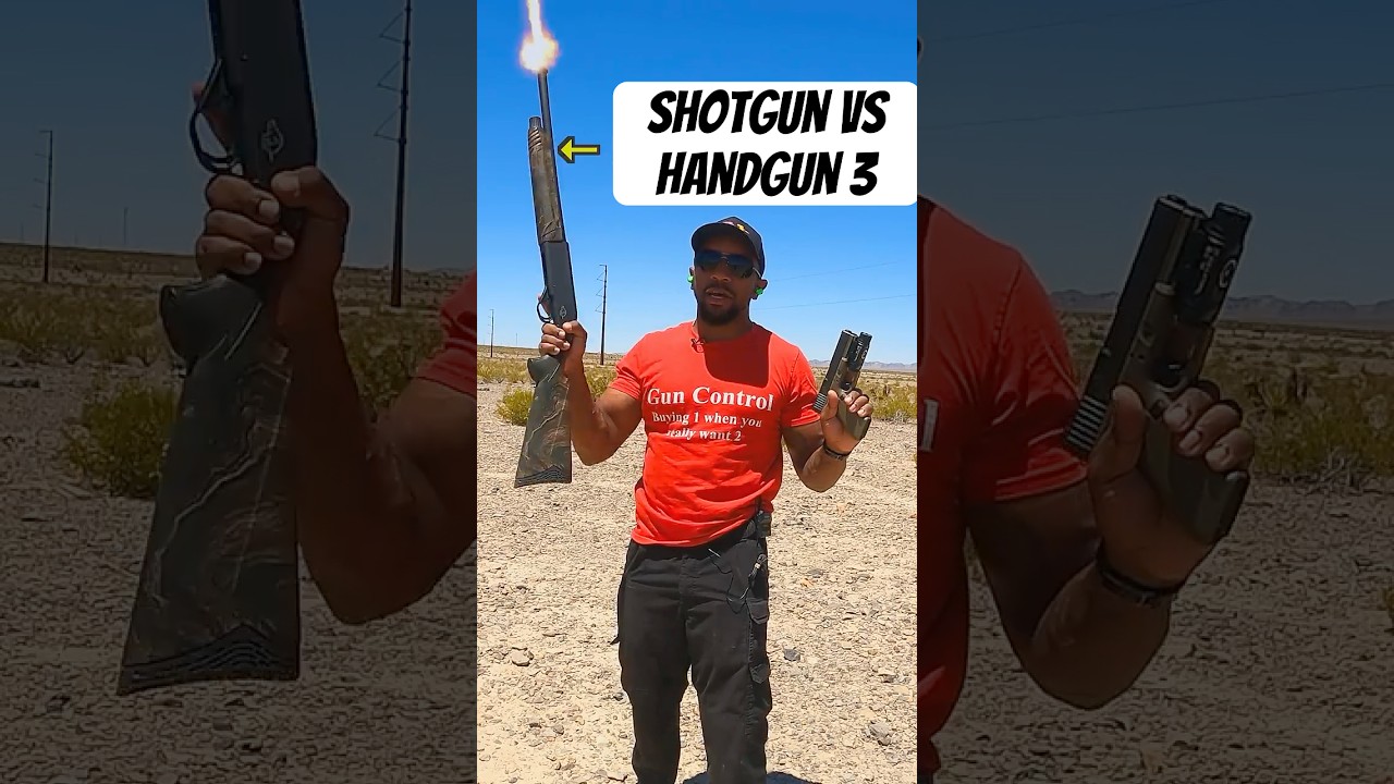 Do NOT use a Pistol for HOME DEFENSE 3| Shotguns VS Pistol | Top Home Defense Guns | 9mm VS 12 Gauge