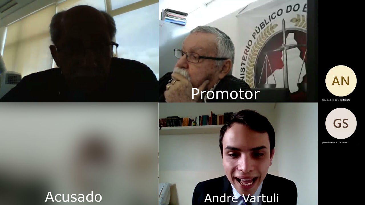 Briga em audiência