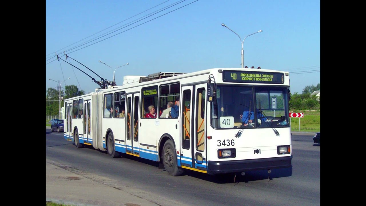 3-й троллейбусный парк 3400-3499.Минск
