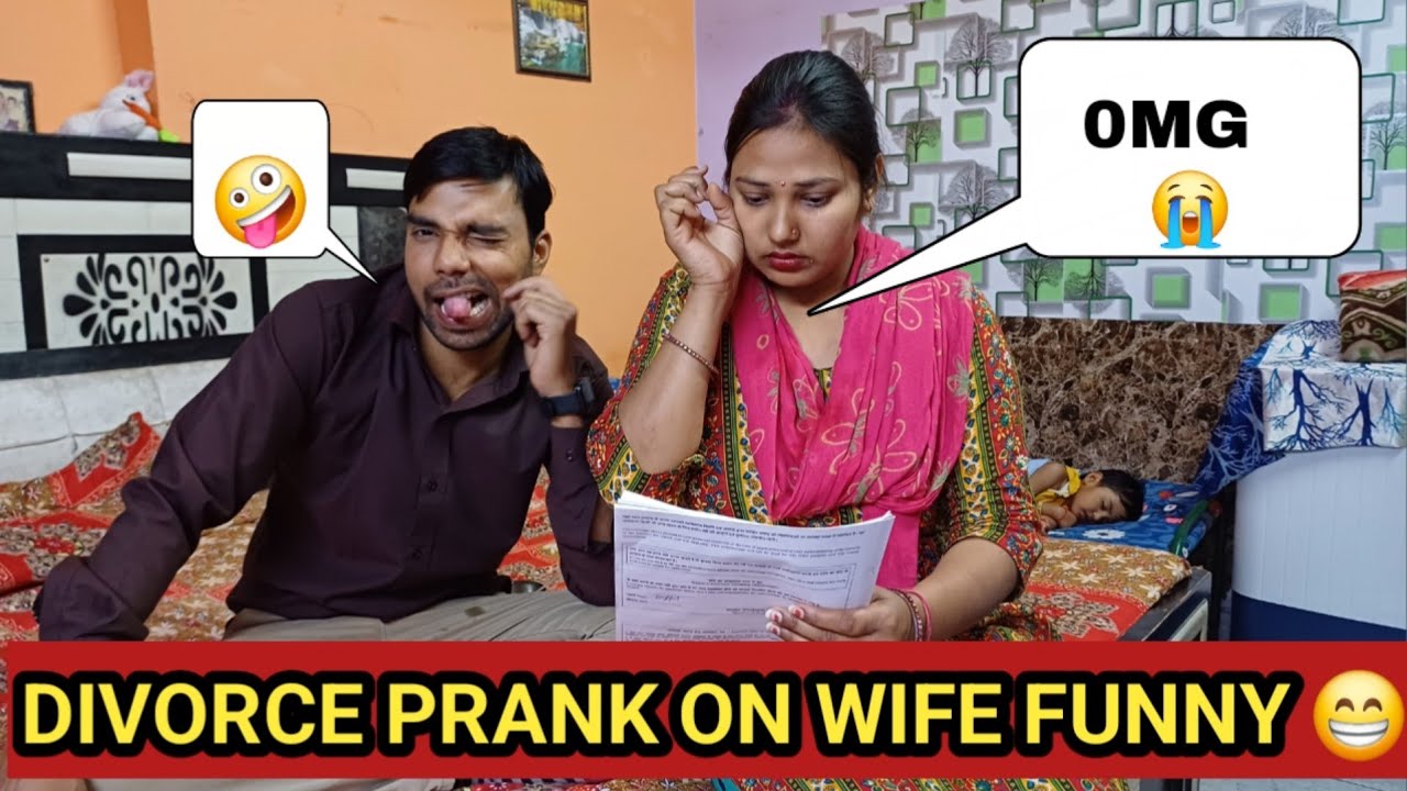 Divorce prank on my wife for 24 house 🤪 epic galti hogi maf kardo🙏 nisha goddo vlogers 😎