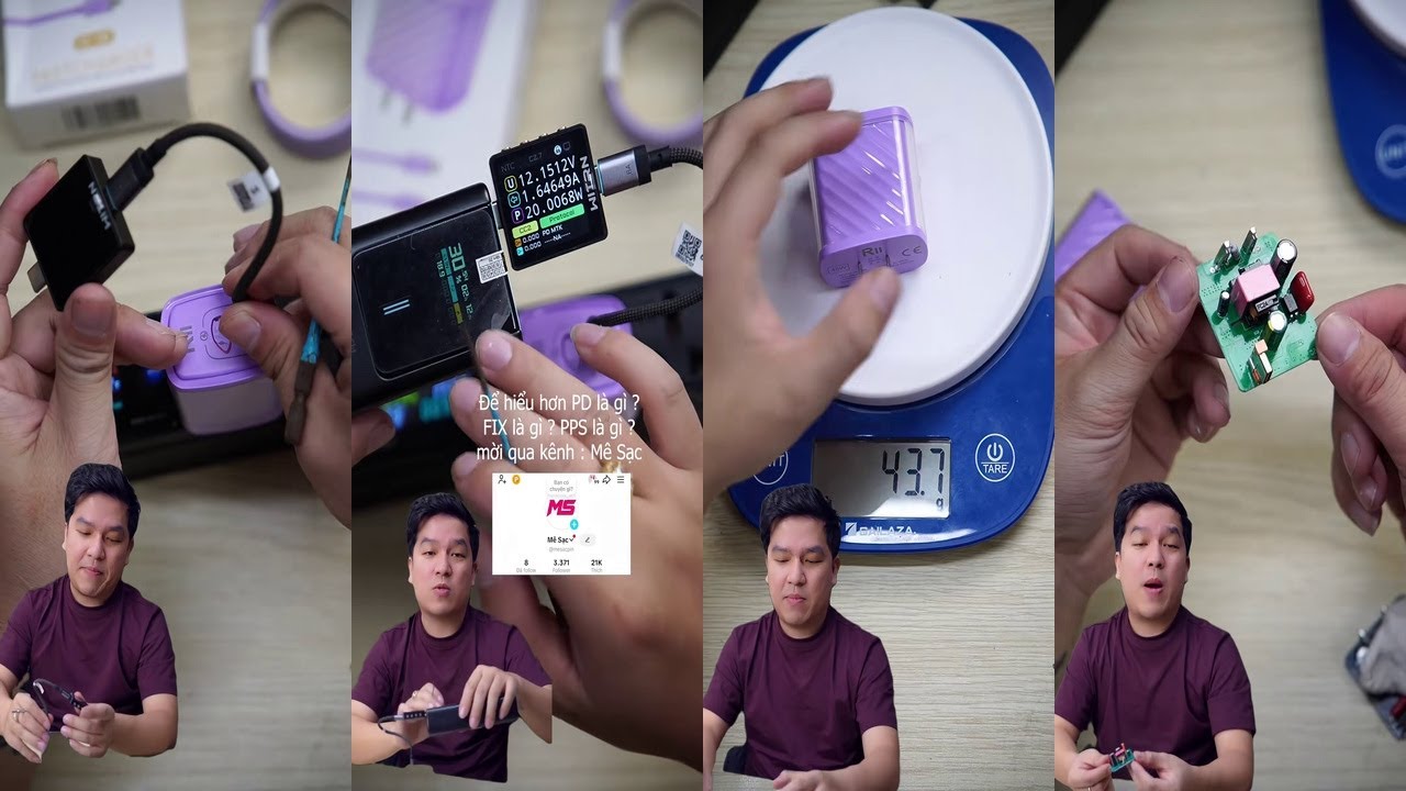 REVIEW CỦ SẠC NHANH RIIO 45W VÀ SỰ THẬT VỀ CÔNG SUẤT