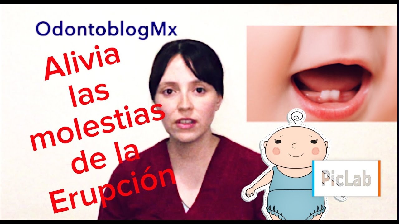 ¿Cómo aliviar las molestias de la erupción de los primeros dientes?